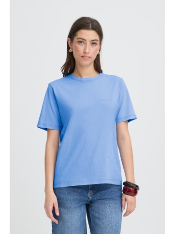 b. young Kurzarm-Bluse BYSOLKO Loose fit in Della Robbia Blue