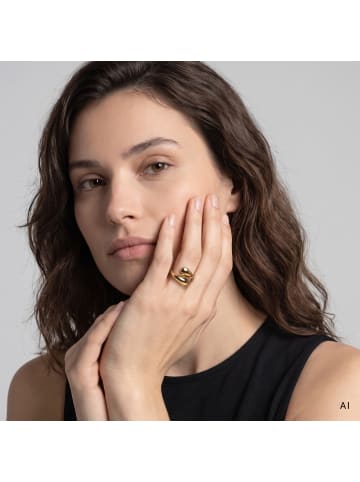 s.Oliver Ring The Bean in gold