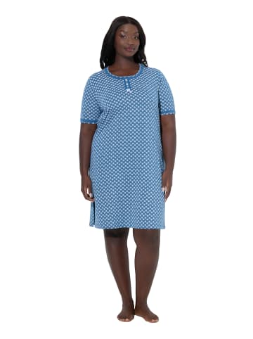 Ulla Popken Nachthemd in denimblau