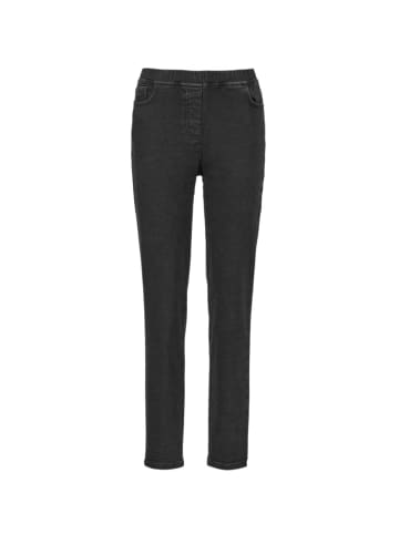 GOLDNER Stretchbequeme Thermo-Jeans LOUISA mit kuscheliger Innenseite in schwarz