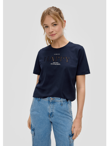 s.Oliver T-Shirt kurzarm in Blau