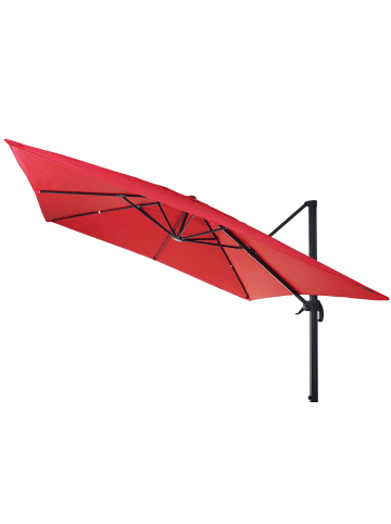 MCW Ampelschirm A96, Rot ohne Ständer, drehbar