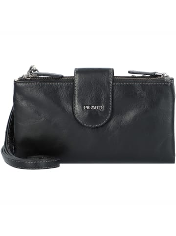 PICARD Eternity Clutch Geldbörse Leder 21,5 cm in schwarz