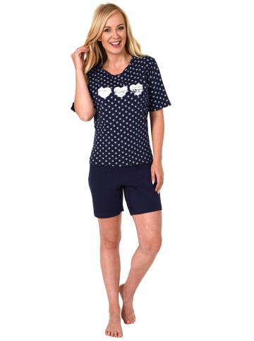 NORMANN Pflegeoverall Arm Reißverschluss - 44125 in marine