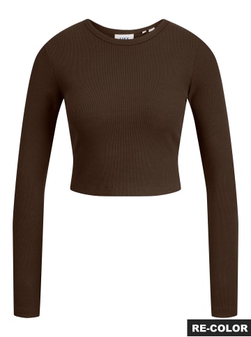 JJXX Langarm-T-Shirt in Demitasse