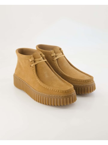 Clarks Schnürstiefeletten in Beige