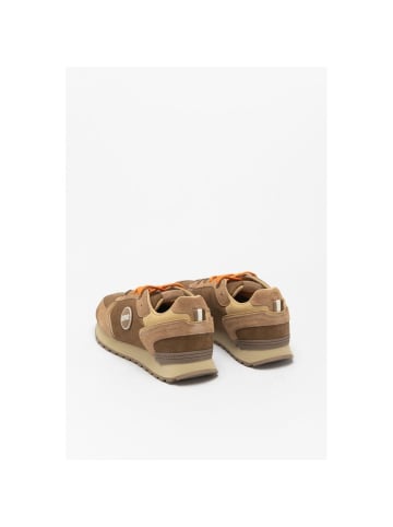 COLMAR Braun Leder Low Top Sneaker