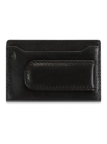Jekyll & Hide Kreditkartenetui RFID Schutz Leder 10 cm black
