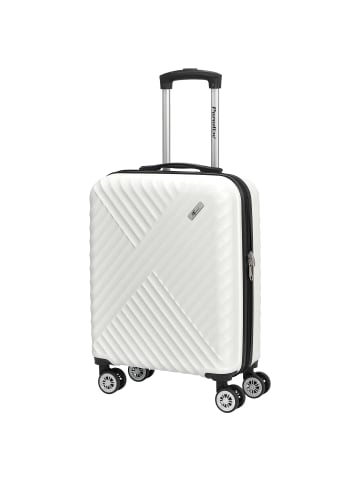 Paradise by CHECK.IN Kingston - 4-Rollen-Kabinentrolley 55 cm (lila) in weiß