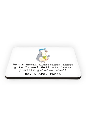 Mr. & Mrs. Panda Magnet für Pinnwand Positiver Elektriker mit Sp... in Weiß