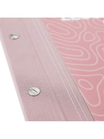 ROTH Zeugnismappe Pattern mit Buchschrauben - Dusty Rose in Rosa