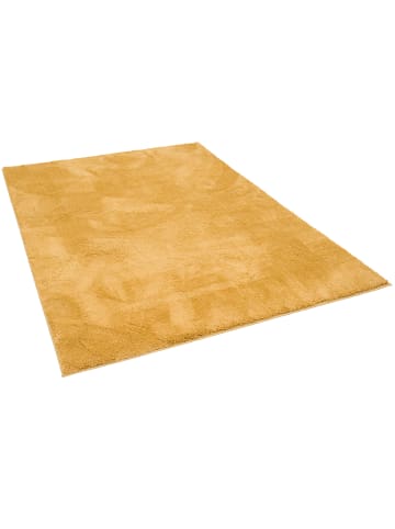 Pergamon Luxus Super Soft Hochflor Langflor Teppich Silky in Curry