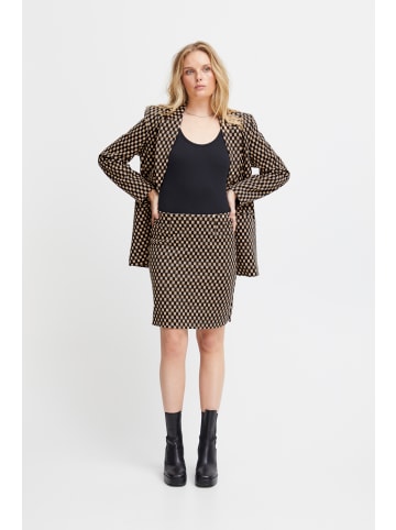 ICHI Rock IHKATE Regular fit in Doeskin Checks Aop