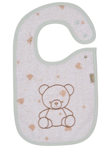 Sterntaler Lätzchen Druckknopf BÄR Bo in weiß
