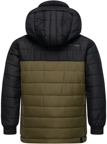 ragwear Winterjacke Coolio Blocks in Black