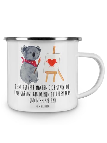 Mr. & Mrs. Panda Kaffeebecher Emotionen ausdrücken mit Spruch in Weiß