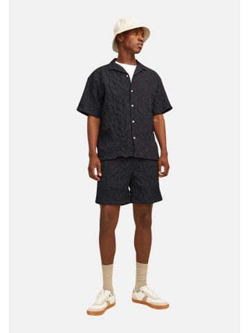 Jack & Jones Hemd 'Jeff Jaquard' in schwarz