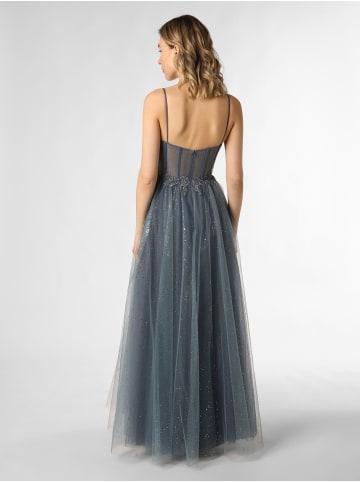 Unique Abendkleid in blue stone - 0001