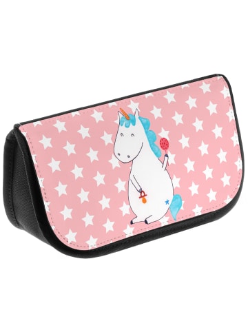 Mr. & Mrs. Panda Waschbeutel Einhorn Baby ohne Spruch in Rot Pastell
