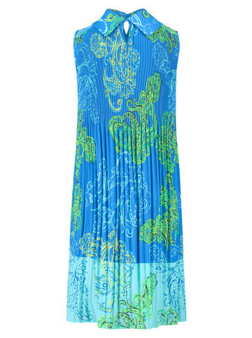 Betty Barclay Plisseekleid ohne Arm in Green/Blue