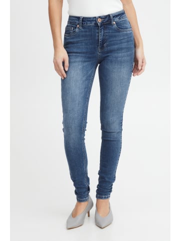 Pulz Jeans PZJOY skinny fit in Medium Blue Denim