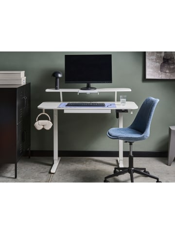 Beliani Höhenverstellbarer Schreibtisch WILBANKS in Weiß