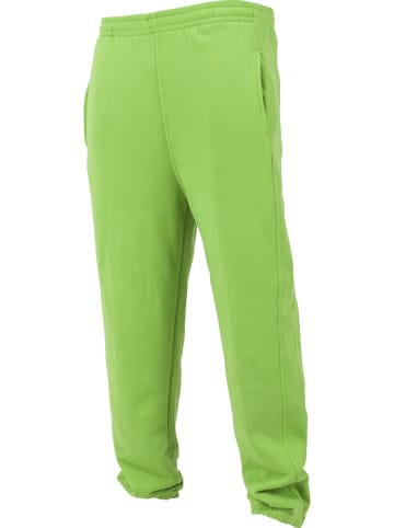 Urban Classics Trousers - Sweat in limegreen