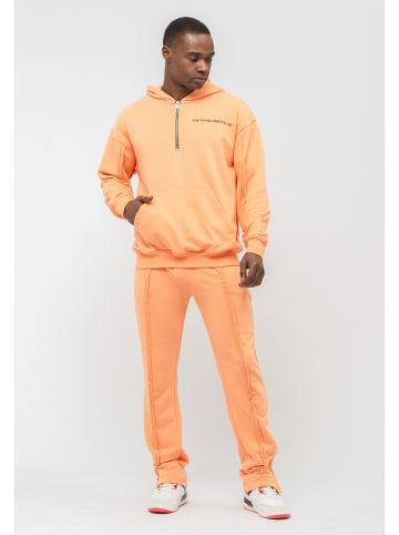 Tom Barron Jogginganzug Casual Half Zipper Trainingsanzug in orange