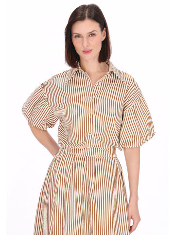 usha BLUE LABEL Women Shirt in brown offwhite