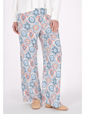 VIRITA Women Pants in Blue Multicolor