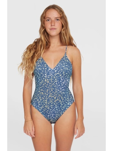 O'Neill Badeanzug Jaida Animal Print in Blau Gelb
