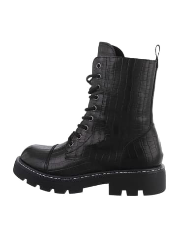 Ital-Design Stiefelette in Schwarz