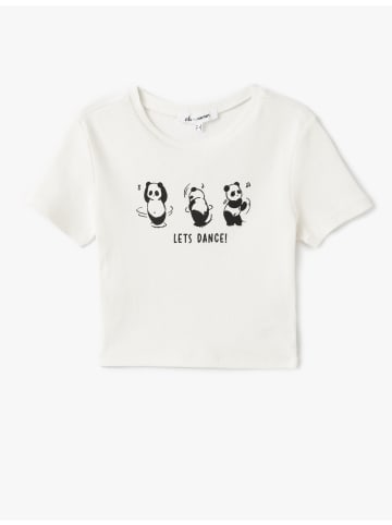 KOTON TSHIRT SS in Ekru