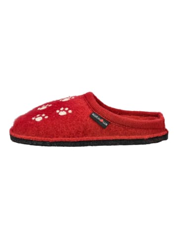 HAFLINGER Hausschuhe in Rot