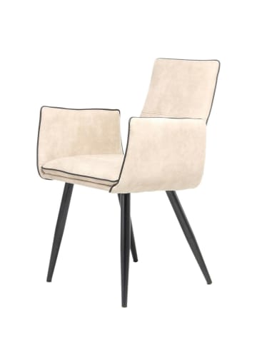 Kayoom Stuhl Penelope 2erSet in beige