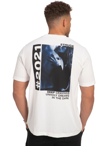 STHUGE Kurzarm T-Shirt in offwhite