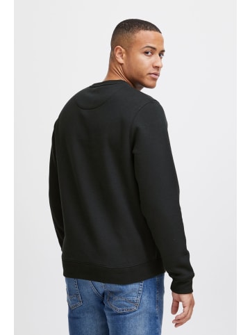 BLEND Sweatshirt Sweatshirt 20716045  Basic Rundhalspullover mit kleinen Brustprint in Schwarz