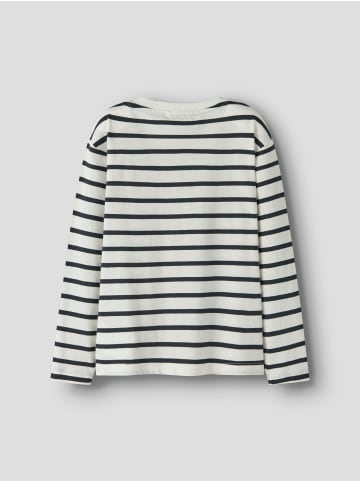 name it Langarmshirt mit Glitzerherz NKFTENISA in gardenia