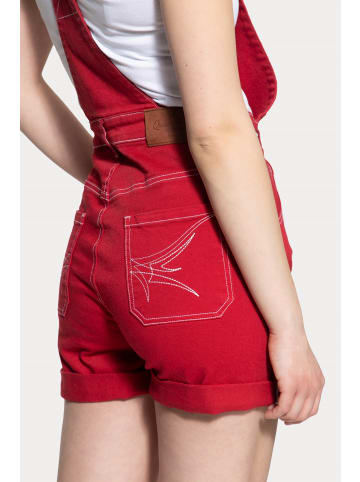 Queen Kerosin Queen Kerosin Denim Latz-Shorts in rot