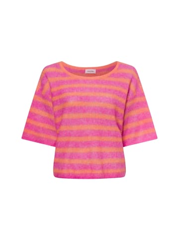 American Vintage Kurzarmpullover Nenybay in pink orange - 0001