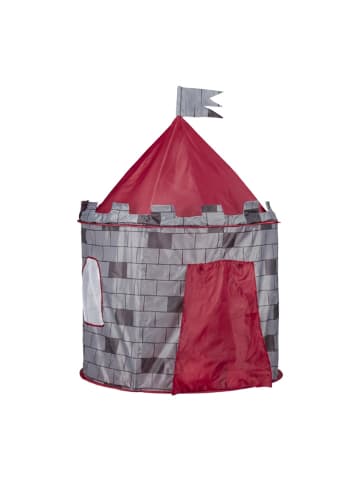 Spielzelt Ritterburg in Grau - (B)105 x (H)125 x (T)105 cm