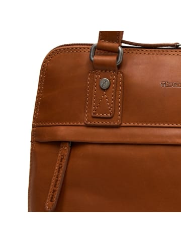 The Chesterfield Brand Belgrado Schultertasche Leder 32 cm Laptopfach in cognac