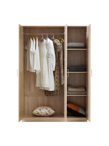 en.casa Kleiderschrank Bodolz in Beige Ohne Farbe (B)120cm (G)172.9cm