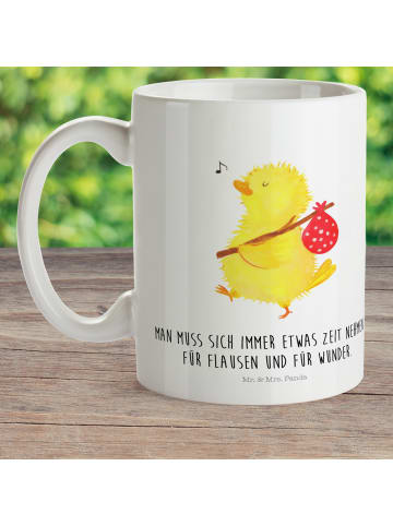 Mr. & Mrs. Panda Henkelbecher Küken Wander mit Spruch in Weiß