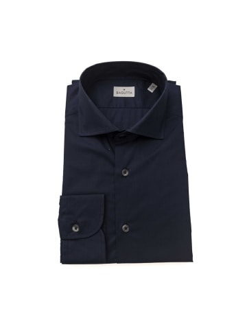 Bagutta Blau Baumwolle Herren Slim Hemd