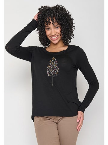 GreenBomb Mind Nature Fall Leaves in Schwarz