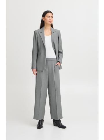 ICHI Pants Suiting IHSARLA Loose fit in Grey melange