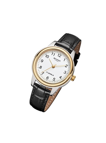Regent Armbanduhr Regent Handaufzuguhren schwarz mittel (ca. 31mm)