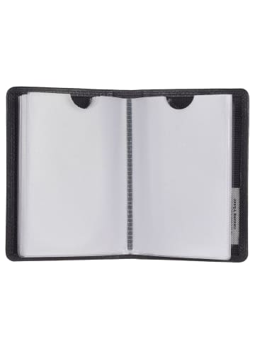 Golden Head Polo Kreditkartenetui RFID Leder 7 cm schwarz