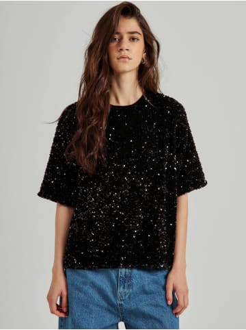 Norr Hemd Milan in Black